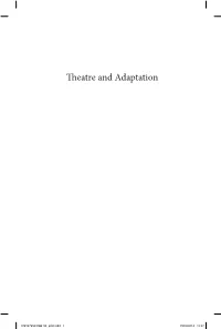 Theatre and Adaptation