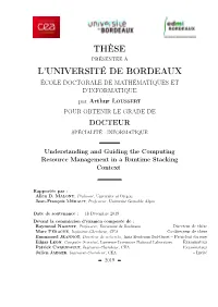 Understanding and Guiding the Computing Resource Management in a Runtime Stacking Context