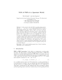 XOR of Prps in a Quantum World