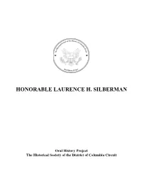 Honorable Laurence H. Silberman