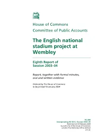 The English National Stadium Project at Wembley