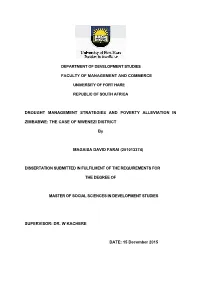 Department of Development Studies Faculty Of