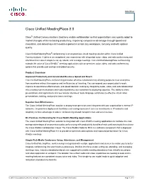 Cisco Unified Meetingplace 8.0