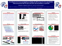 Development of Non-Overlapping Multiplex ELISA Arrays for the Quantitative Measurement of 400 Human and 200 Mouse Proteins in Parallel