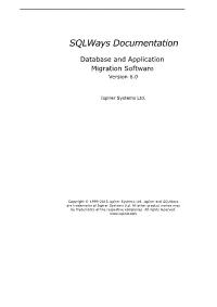 Sqlways Documentation