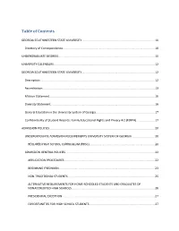 Table of Contents