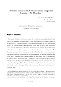A Structural Analysis of J.R.R. Tolkien's Textural Composition