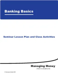 Banking Basics
