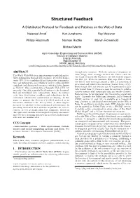 Structured Feedback