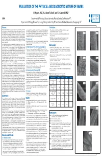 Evaluation of the Physical and Diagnostic Nature of Swabs W