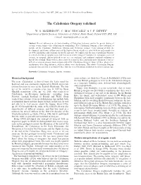 Caledonian Orogeny Redeﬁned