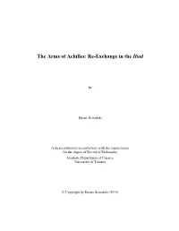 The Arms of Achilles: Re-Exchange in the Iliad