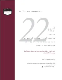 Conference Proceedings Building a Financial Structure for a More