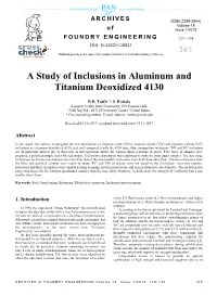 ARCHIVES of FOUNDRY ENGINEERING Volume 18, Issue 1/2018, 129 - 1 3 4 During Electrolytic Dissolution