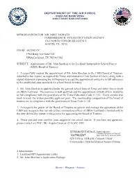 Department of the Air Force Memorandum for Mr. Mike