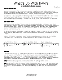 Ii-V-I Lesson