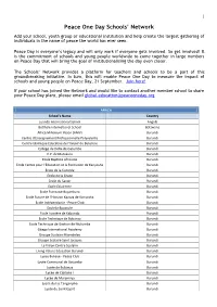 Schools' Network Members