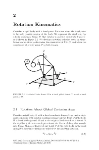 2 Rotation Kinematics