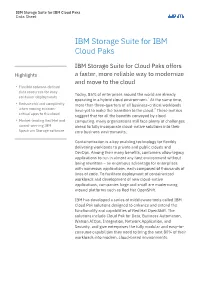 IBM Storage Suite for IBM Cloud Paks Data Sheet