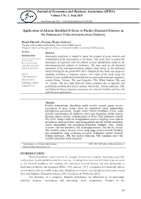 (JEBA) Application of Altman Modified Z-Score to Predict Financial