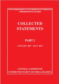 2014-08-06 Collection of CC Statements Part 2 (2007-2010)