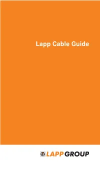 Lapp Cable Guide ETHERLINE®
