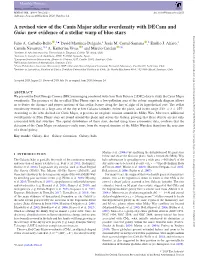 A Revised View of the Canis Major Stellar Overdensity with Decam And