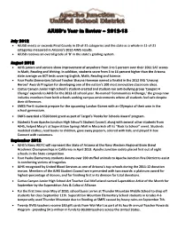 AJUSD's Year in Review – 2012-13