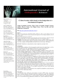 C2 Dens Fracture with Closed Cervical Migration of a 6Cm Humeral Fragment