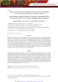 The Role of Grapevine Leaf Morphoanatomical Traits in Determining Capacity for Coping with Abiotic Stresses: a Review