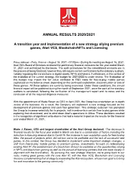 Annual Results 2020/2021