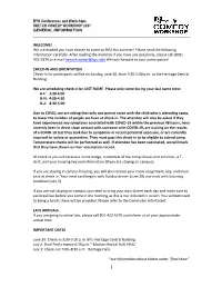 BYU Conferences and Workshops SKETCH COMEDY WORKSHOP 2021 GENERAL INFORMATION