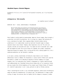 Slippery Threads/P.2