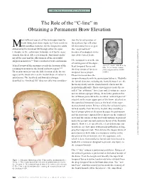 The Role of the “C-Line” in Obtaining a Permanent Brow Elevation