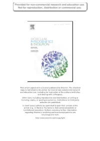 This Article Appeared in a Journal Published by Elsevier. the Attached