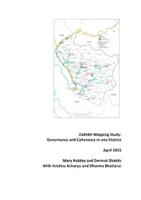 2015 Dailekh Mapping Study on Governance and Coherence