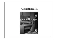 Algorithms III