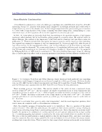 Bose-Einstein Condensation