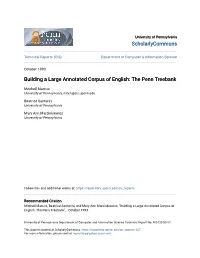 Building a Large Annotated Corpus of English: the Penn Treebank