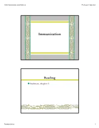 Immunization