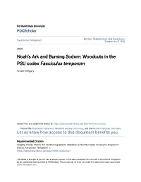 Noah's Ark and Burning Sodom: Woodcuts in the PSU Codex &lt;I&gt;Fasciculus Temporum&lt;/I&gt;