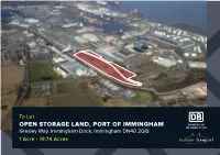 Open Storage Land, Port of Immingham
