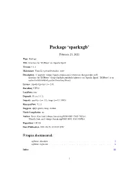 Package 'Sparkxgb'