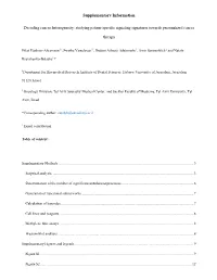 Supplementary Methods and Figures