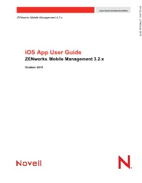 Using the Ios