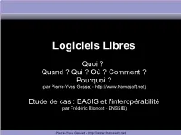 Logiciels Libres