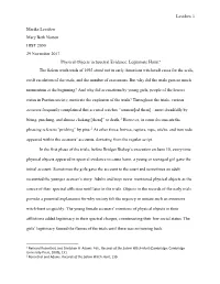 Physical Objects in Spectral Evidence: Legitimate Harm? the Salem Witch Trials of 1692 Stood out in Early American Witchcraft Cases for the Scale