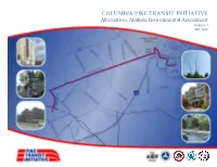 COLUMBIA PIKE TRANSIT INITIATIVE Alternatives Analysis/Environmental Assessment Volume I May 2012 Abstract Comment Submission Your Comments Are Important