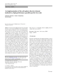 An Implementation of the Soft-Sphere Discrete Element Method in a High-Performance Parallel Gravity Tree-Code