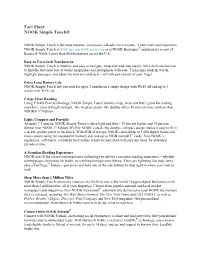 NOOK Simple Touch Fact Sheet